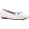 imageCLIFFS BY WHITE MOUNTAIN Womens Glowing Cushioned Loafer FlatWhiteSmooth