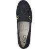 imageCLIFFS BY WHITE MOUNTAIN Womens Gush Cushioned Driving Moccasin Loafer FlatBlackSuedette