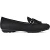 imageCLIFFS BY WHITE MOUNTAIN Womens Gush Cushioned Driving Moccasin Loafer FlatBlackSuedette