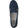 imageCLIFFS BY WHITE MOUNTAIN Womens Gush Cushioned Driving Moccasin Loafer FlatNavySuedette