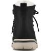 imageCLIFFS BY WHITE MOUNTAIN Womens Happiest Cushioned LaceUp Ankle BootieBlackFabric