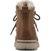 imageCLIFFS BY WHITE MOUNTAIN Womens Happiest Cushioned LaceUp Ankle BootieLt BrownFabric