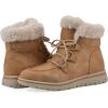 imageCLIFFS BY WHITE MOUNTAIN Womens Harrison Cushioned LaceUp Ankle BootieWheatFabric
