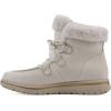 imageCLIFFS BY WHITE MOUNTAIN Womens Harrison Cushioned LaceUp Ankle BootieWinter WhiteBurnFabric