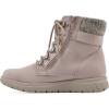 imageCLIFFS BY WHITE MOUNTAIN Womens Hearten Cushioned City Hiker Ankle BootiePale PinkFabric