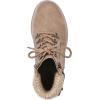 imageCLIFFS BY WHITE MOUNTAIN Womens Hearty Cushioned LaceUp City Hiker Ankle BootNaturalFabricSweater