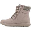 imageCLIFFS BY WHITE MOUNTAIN Womens Hearty Cushioned LaceUp City Hiker Ankle BootPale PinkFabricSweater