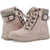 imageCLIFFS BY WHITE MOUNTAIN Womens Hearty Cushioned LaceUp City Hiker Ankle BootPale PinkFabricSweater