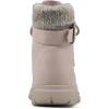 imageCLIFFS BY WHITE MOUNTAIN Womens Hearty Cushioned LaceUp City Hiker Ankle BootPale PinkFabricSweater