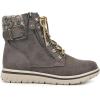 imageCLIFFS BY WHITE MOUNTAIN Womens Hearty Cushioned LaceUp City Hiker Ankle BootStoneFabricSweater