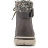 imageCLIFFS BY WHITE MOUNTAIN Womens Hearty Cushioned LaceUp City Hiker Ankle BootStoneFabricSweater