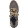 imageCLIFFS BY WHITE MOUNTAIN Womens Hearty Cushioned LaceUp City Hiker Ankle BootStoneFabricSweater