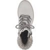 imageCLIFFS BY WHITE MOUNTAIN Womens Hearty Cushioned LaceUp City Hiker Ankle BootWinter WhiteFabricSweater