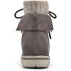 imageCLIFFS BY WHITE MOUNTAIN Womens Kaylee BootStoneFabricSweater