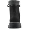 imageCLIFFS BY WHITE MOUNTAIN Womens Milos Cushioned LaceUp City Hiker Ankle BootieBlackFabric