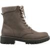 imageCLIFFS BY WHITE MOUNTAIN Womens Milos Cushioned LaceUp City Hiker Ankle BootieStoneFabric