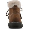 imageCLIFFS BY WHITE MOUNTAIN Womens Powell Cushioned LaceUp City Hiker Ankle BootieCognacFabric