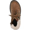 imageCLIFFS BY WHITE MOUNTAIN Womens Powell Cushioned LaceUp City Hiker Ankle BootieCognacFabric