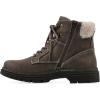 imageCLIFFS BY WHITE MOUNTAIN Womens Powell Cushioned LaceUp City Hiker Ankle BootieStoneFabric