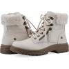 imageCLIFFS BY WHITE MOUNTAIN Womens Powell Cushioned LaceUp City Hiker Ankle BootieWinter WhiteBurnFabric