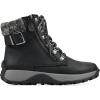 imageCLIFFS BY WHITE MOUNTAIN Womens Tracking Cushioned LaceUp City Hiker Sneaker BootBlackFabric