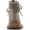 imageCLIFFS BY WHITE MOUNTAIN Womens Tracking Cushioned LaceUp City Hiker Sneaker BootStoneFabric