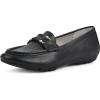 imageCLIFFS BY WHITE MOUNTAIN Womens Glaring Cushioned Loafer FlatBlackGrainy
