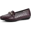 imageCLIFFS BY WHITE MOUNTAIN Womens Glowing Cushioned Loafer FlatBurgundyCrocoPrint