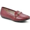 Dk Red/Croco/Print