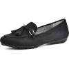 imageCLIFFS BY WHITE MOUNTAIN Womens Gush Cushioned Driving Moccasin Loafer FlatBlackSuedette