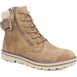 imageCLIFFS BY WHITE MOUNTAIN Shoes Kelsie Womens Laceup Hiker Style BootieTan
