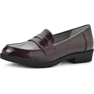 imageCLIFFS BY WHITE MOUNTAIN Womens Galah Penny Loafer FlatBurgundyPatent