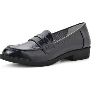 imageCLIFFS BY WHITE MOUNTAIN Womens Galah Penny Loafer FlatNavyPatent