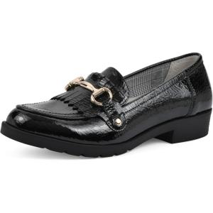 imageCLIFFS BY WHITE MOUNTAIN Womens Galeena Cushioned Loafer FlatBlackPatent