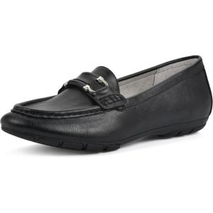 imageCLIFFS BY WHITE MOUNTAIN Womens Glaring Cushioned Loafer FlatBlackGrainy