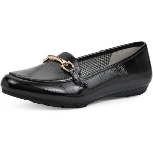 imageCLIFFS BY WHITE MOUNTAIN Womens Glowing Cushioned Loafer FlatBurgundyPatent