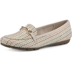 imageCLIFFS BY WHITE MOUNTAIN Womens Glowing Cushioned Loafer FlatMultiRaffia