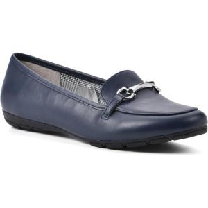 imageCLIFFS BY WHITE MOUNTAIN Womens Glowing Cushioned Loafer FlatNavySmooth
