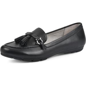 imageCLIFFS BY WHITE MOUNTAIN Womens Gush Cushioned Driving Moccasin Loafer FlatBlackSmooth