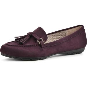 imageCLIFFS BY WHITE MOUNTAIN Womens Gush Cushioned Driving Moccasin Loafer FlatOrchidSuedette