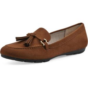 imageCLIFFS BY WHITE MOUNTAIN Womens Gush Cushioned Driving Moccasin Loafer FlatWhiskeySuedette