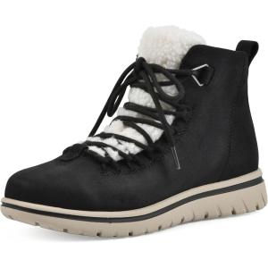 imageCLIFFS BY WHITE MOUNTAIN Womens Happiest Cushioned LaceUp Ankle BootieBlackFabric