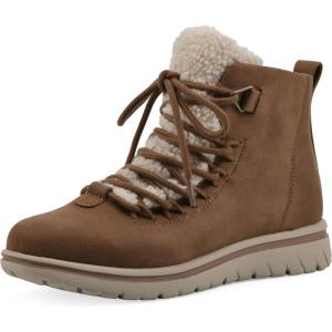 imageCLIFFS BY WHITE MOUNTAIN Womens Happiest Cushioned LaceUp Ankle BootieLt BrownFabric