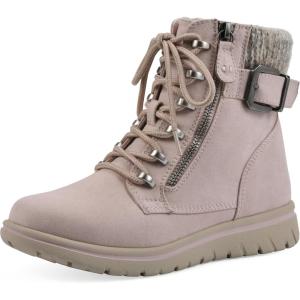 imageCLIFFS BY WHITE MOUNTAIN Womens Hearten Cushioned City Hiker Ankle BootiePale PinkFabric