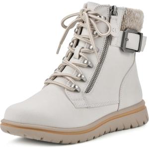 imageCLIFFS BY WHITE MOUNTAIN Womens Hearten Cushioned City Hiker Ankle BootieWinter WhiteFabric