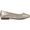 imageCLIFFS BY WHITE MOUNTAIN Womens Bessa Ballet FlatPlatinoMetallicSmooth
