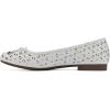 imageCLIFFS BY WHITE MOUNTAIN Womens Bessa Ballet FlatWhiteBurnishedSmooth