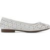 imageCLIFFS BY WHITE MOUNTAIN Womens Bessa Ballet FlatWhiteBurnishedSmooth