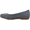imageCLIFFS BY WHITE MOUNTAIN Womens Charmed Cushioned Ballet FlatDenim BlueFabric
