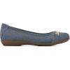 imageCLIFFS BY WHITE MOUNTAIN Womens Charmed Cushioned Ballet FlatDenim BlueFabric